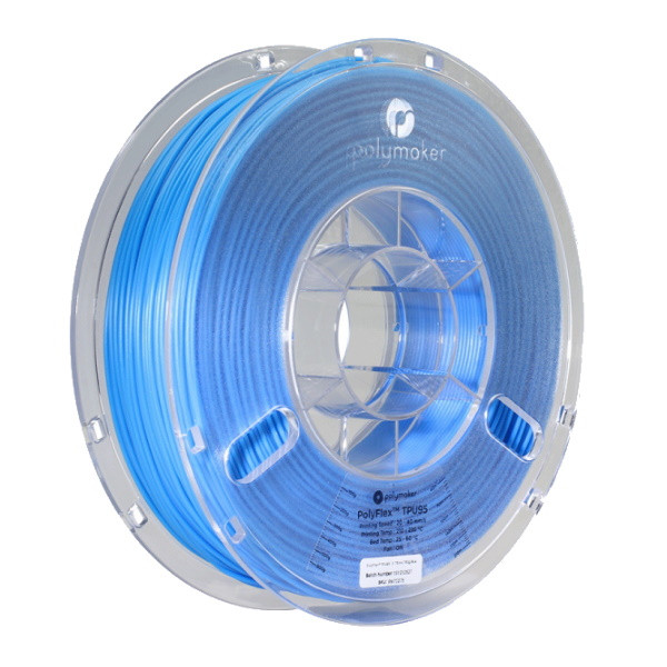 Polymaker PolyFlex blue TPU95 filament 2.85mm, 0.75kg 70276 PD01011 PM70276 DFP14177 - 1
