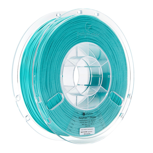 Polymaker PolyFlex turquoise TPU90 filament 1.75mm, 0.75kg 70832 PD02005 PM70832 DFP14014 - 1