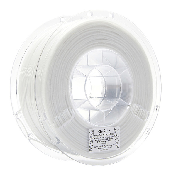 Polymaker PolyFlex white TPU95-HF filament 1.75mm, 1kg 70297 PD03002 PM70297 DFP14032 - 1