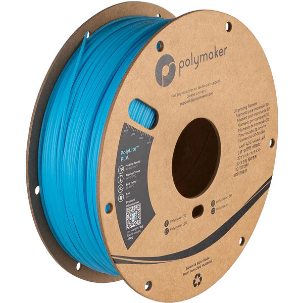 Polymaker PolyLite Luminous PLA Blue filament 1.75mm 1 kg PA02092 DFP14397 - 2