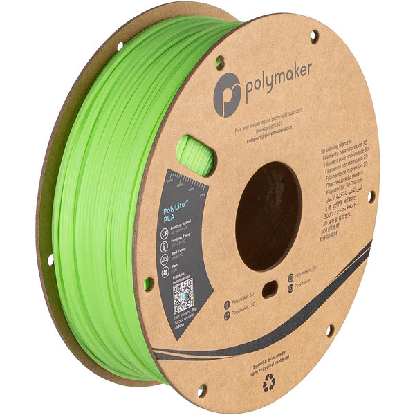 Polymaker PolyLite Luminous PLA Green filament 1.75mm 1 kg PA02091 DFP14399 - 2