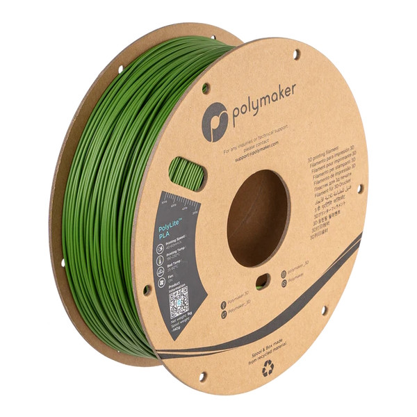 Polymaker PolyLite PLA filament 1.75 mm Jungle Green 1 kg PA02059 DFP14302 - 1