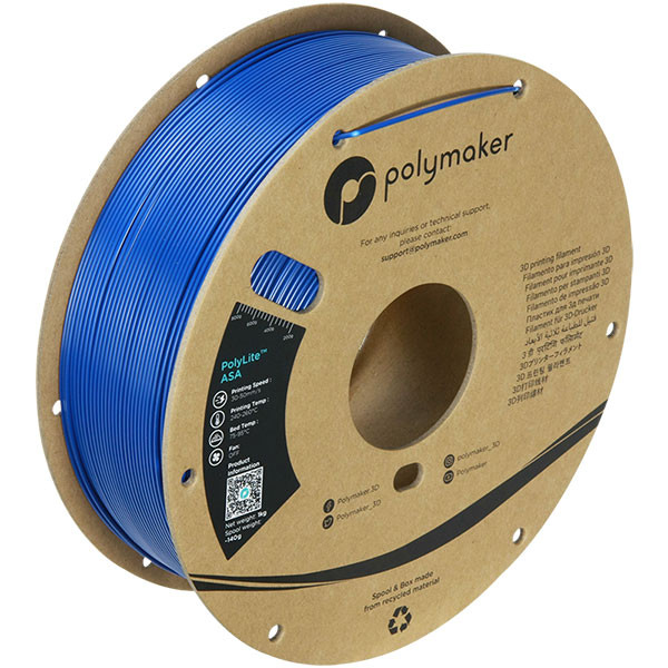 Polymaker PolyLite blue ASA filament 1.75mm, 1kg DFP14181 - 1