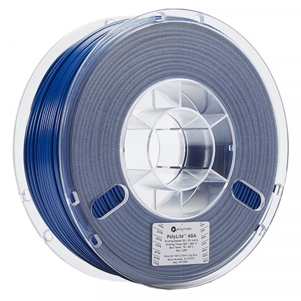 Polymaker PolyLite blue ASA filament 2.85mm, 1kg 70859 PF01014 PM70859 DFP14182 - 1