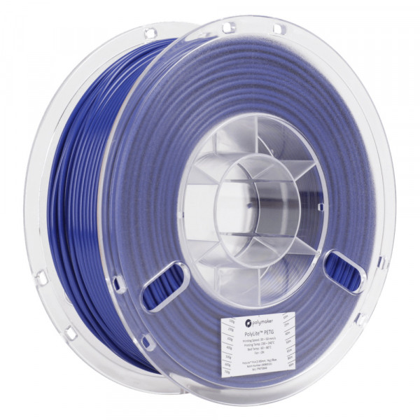 Polymaker PolyLite blue PETG filament 1.75mm, 1kg 70645 PB01007 PM70645 DFP14196 - 1