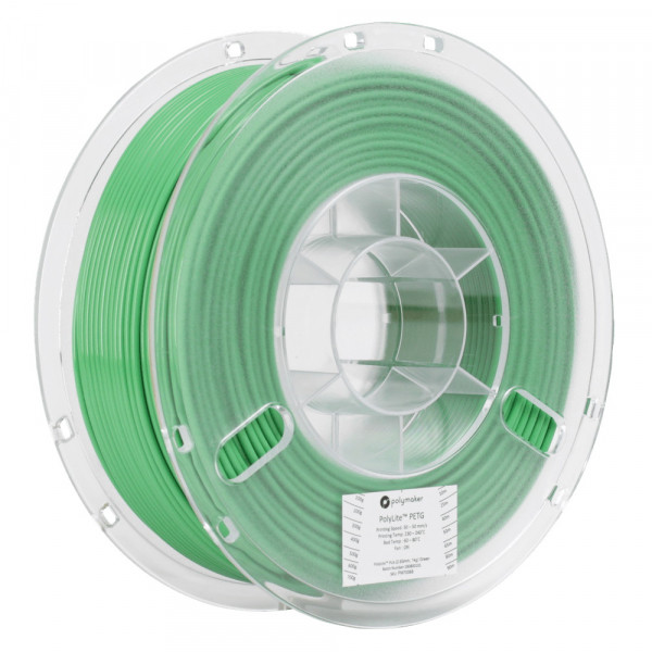 Polymaker PolyLite green PETG filament 1.75mm, 1kg 70067 PB01005 PM70067 DFP14198 - 1