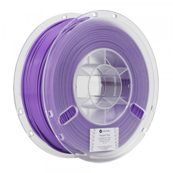 Polymaker PolyLite purple PLA filament 2.85mm, 1kg 70544 PA02024 PM70544 DFP14081 - 1