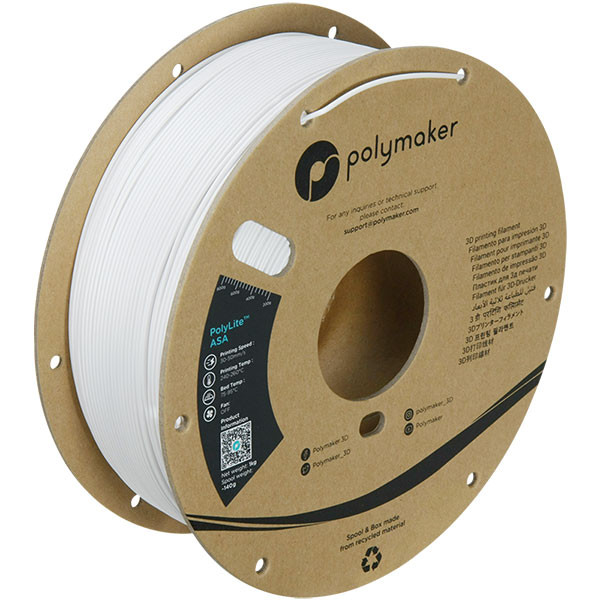 Polymaker PolyLite white ASA filament 1.75mm, 1kg DFP14056 - 1