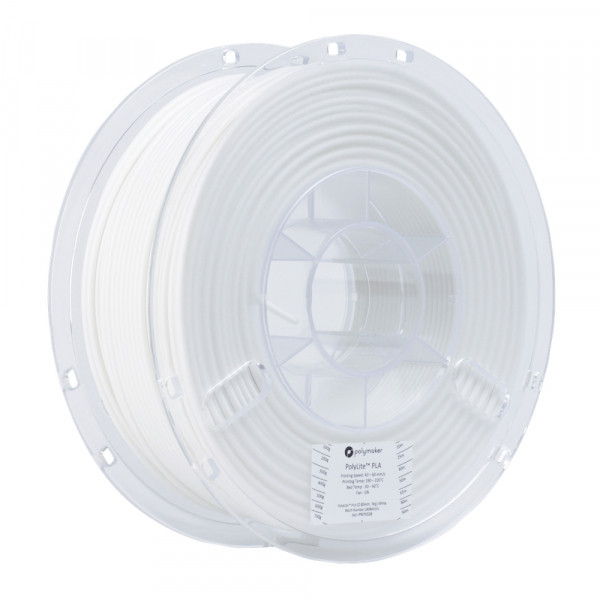Polymaker PolyLite white PLA filament 2.85mm, 1kg DFP14083 - 1