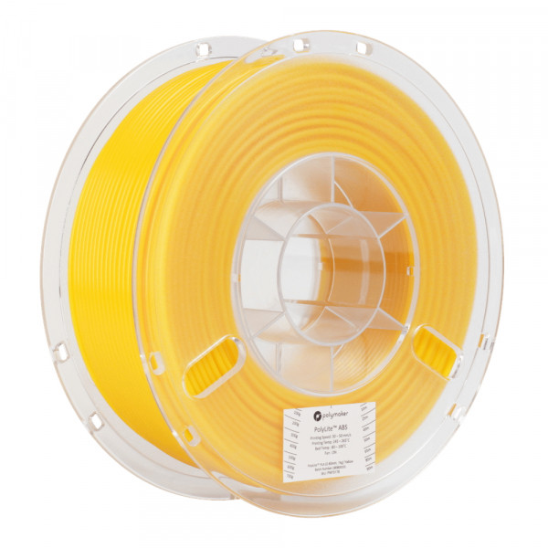Polymaker PolyLite yellow ABS filament 2.85mm, 1kg 70176 PE01016 PM70176 DFP14037 - 1