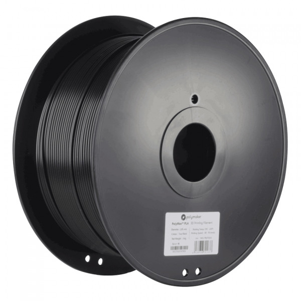 Polymaker PolyMax black PLA filament 2.85mm, 3kg 70163 PM70163 DFP14113 - 1