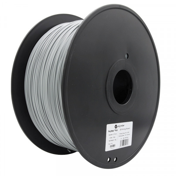 Polymaker PolyMax grey PLA Tough filament 2.85mm, 3kg 70281 PM70281 DFP14219 - 1