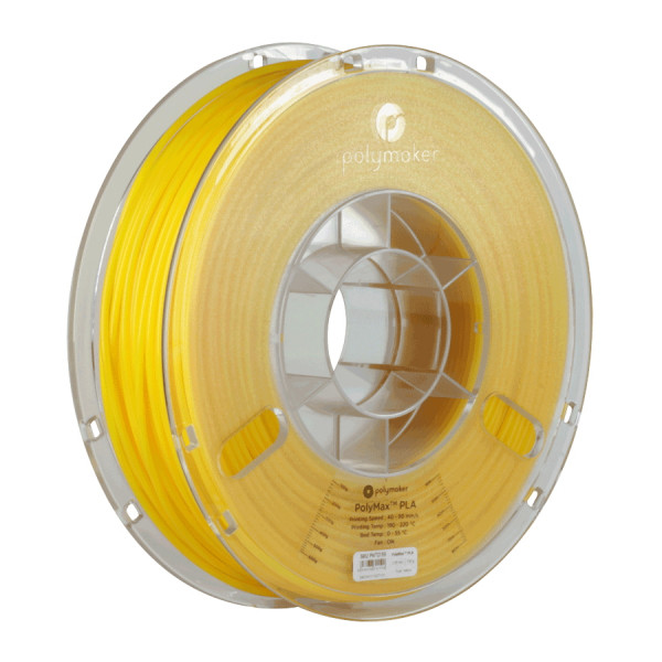 Polymaker PolyMax yellow PLA filament 2.85mm, 0.75kg 70159 PA06017 PM70159 DFP14101 - 1