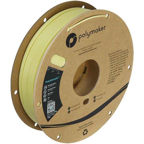 Polymaker PolySmooth beige PVB filament 1.75mm, 0.75kg 70518 PJ01012 PM70518 DFP14220 - 1
