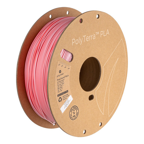 Polymaker PolyTerra Dual PLA filament 1.75mm Flamingo (Pink-Red) 1 kg PA04017 DFP14388 - 1