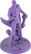 Polymaker PolyTerra Dual PLA filament 1.75mm Foggy Purple (Grey-Purple) 1 kg PA04023 DFP14386 - 3