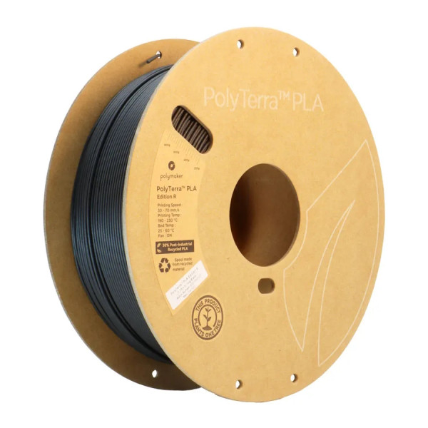 Polymaker PolyTerra PLA Edition R filament 1.75mm Black 1 kg PA11001 DFP14358 - 1