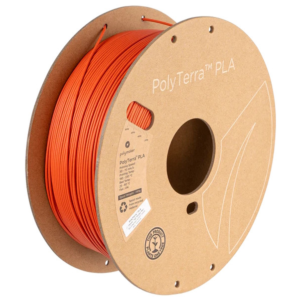 Polymaker PolyTerra PLA filament 1.75mm Muted Red 1 kg PA04006 DFP14346 - 1