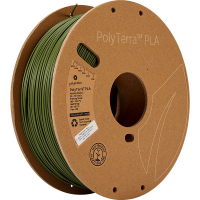 Polymaker PolyTerra army dark green PLA filament 1.75mm, 1kg 70957 DFP14231