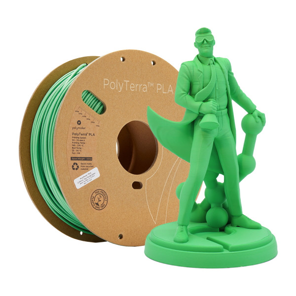 Polymaker PolyTerra forest green PLA filament 1.75mm, 1kg 70846 DFP14150 - 1