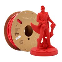 Polymaker PolyTerra lava red PLA filament 1.75mm, 1kg 70826 DFP14158