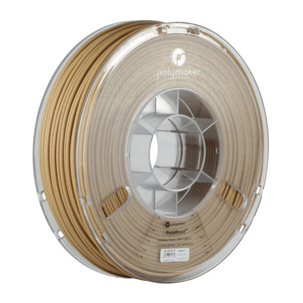 Polymaker PolyWood brown PLA filament 2.85mm, 0.6kg 70133 PA08006 PM70133 DFP14171 - 1