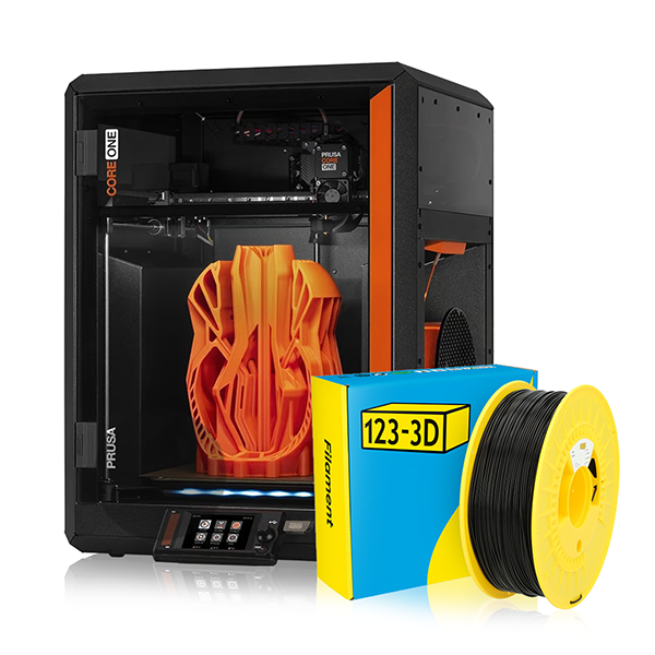 Prusa CORE One+(Gen 2) 3D printer KIT + 1 kg Black PLA DKI00359 - 1