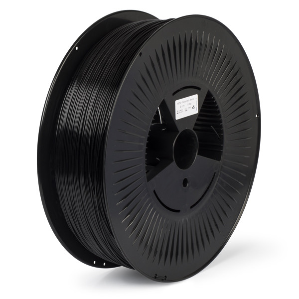 REAL black PETG recycled filament 1.75mm, 5kg  DFE20140 - 1
