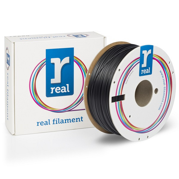 REAL black PLA Pro filament 1.75mm, 1kg  DFP02124 - 1