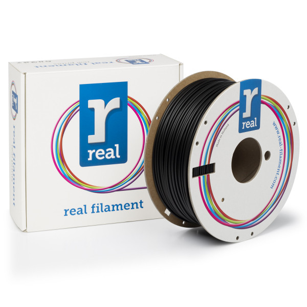 REAL black PLA Pro filament 2.85mm, 1kg  DFP02125 - 1