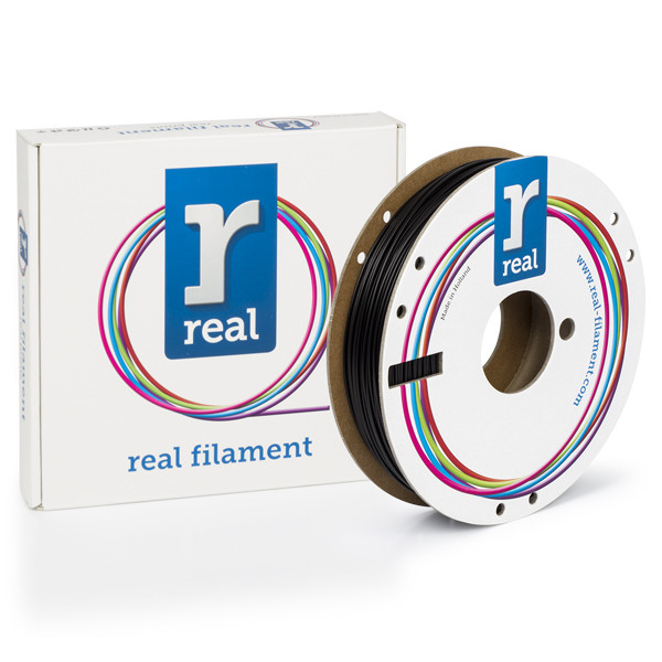 REAL black PLA Tough filament 1.75mm, 0.5kg NLPLATBLACK500MM175 DFP12014 - 1