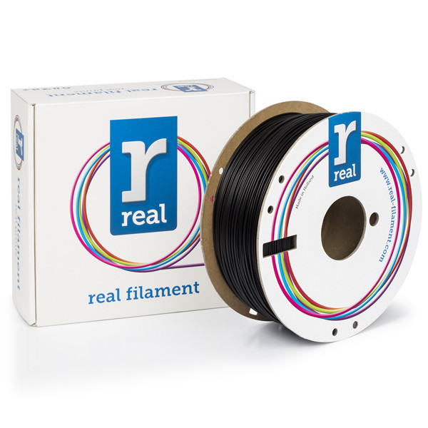 REAL black PLA Tough filament 1.75mm, 1kg NLPLATBLACK1000MM175 DFP12005 - 1