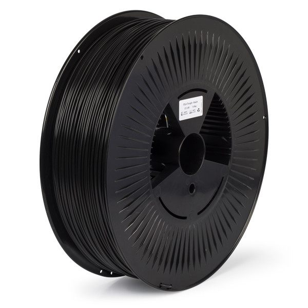 REAL black PLA Tough filament 2.85mm, 5kg  DFP12027 - 1
