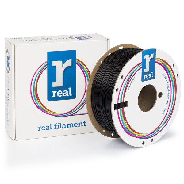 REAL black PLA recycled filament 1.75mm, 1kg  DFP12034 - 1