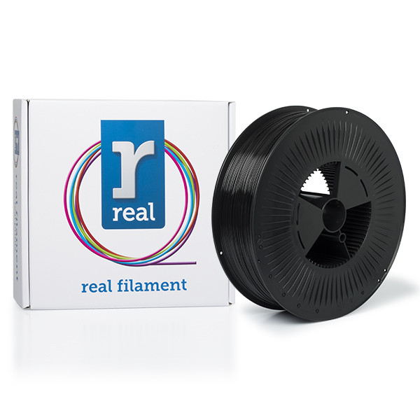 REAL filament black 1.75 mm PETG 5 kg  DFP02215 - 1