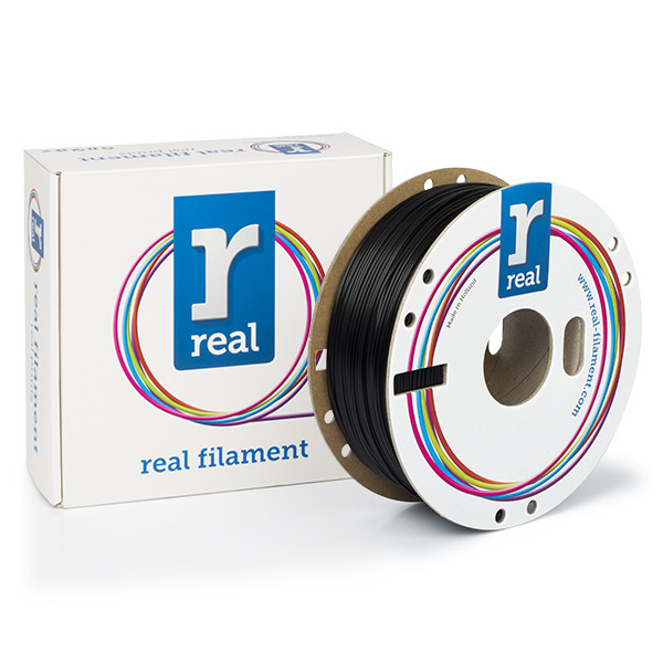 REAL filament black 1.75 mm PLA Recycled 1 kg DFP02311 - 1