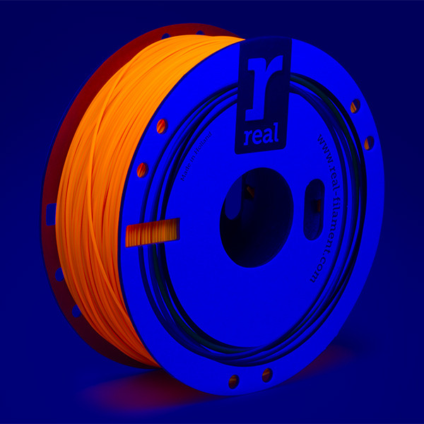 REAL filament fluorescent orange 1.75 mm PLA 1 kg DFP02339 - 3