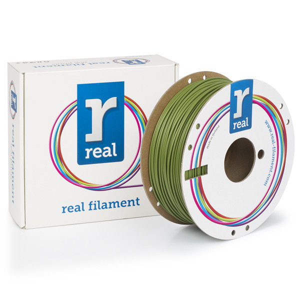 REAL green PLA Recycled filament 2.85mm, 1kg  DFP12049 - 1