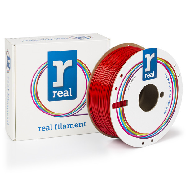 REAL red PETG recycled filament 1.75mm, 1kg NLPETGRRED1000MM175 DFE20152 - 1