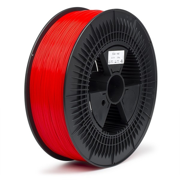 REAL red PLA filament 1.75mm, 3kg  DFP02063 - 1