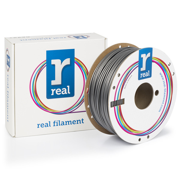 REAL silver PETG recycled filament 2.85mm, 1kg NLPETGRSILVER1000MM285 DFE20154 - 1