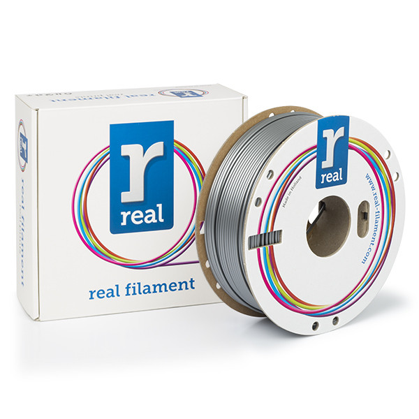 REAL silver PLA filament 2.85mm, 1kg  DFP02301 - 1