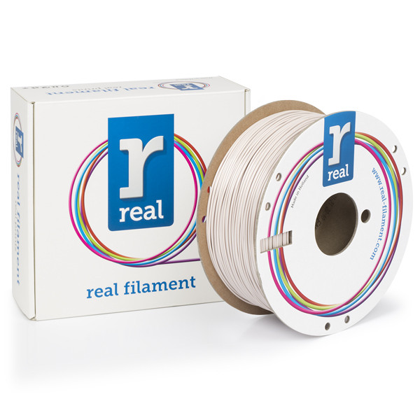 REAL white PETG recycled filament 1.75mm, 1kg NLPETGRWHITE1000MM175 DFE20155 - 1