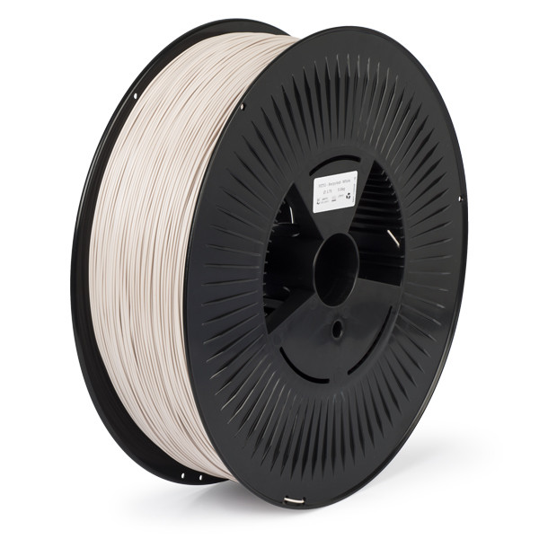 REAL white PETG recycled filament 1.75mm, 5kg  DFE20156 - 1
