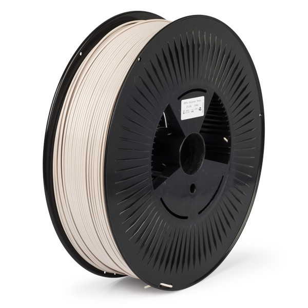 REAL white PETG recycled filament 2.85mm, 5kg  DFE20158 - 1