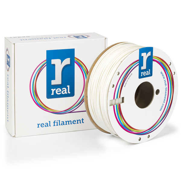 REAL white PLA Recycled filament 2.85mm, 1kg  DFP12040 - 1