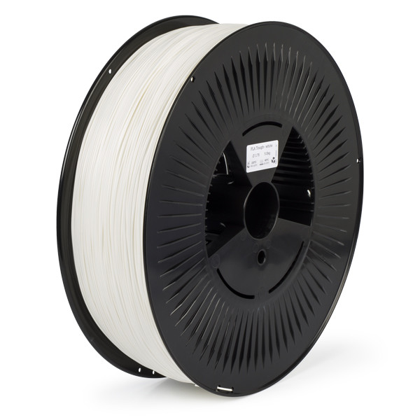 REAL white PLA Tough filament 1.75mm, 5kg  DFP12028 - 1