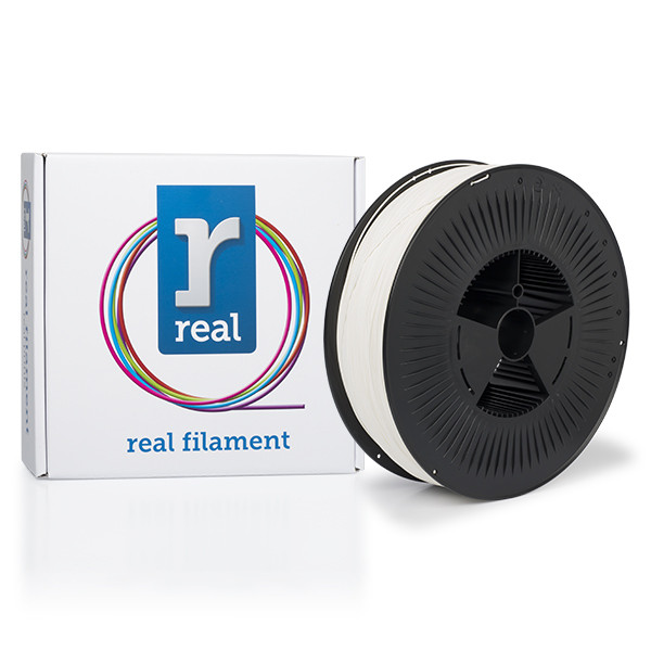 REAL white PLA recycled filament 1.75mm, 5kg  DFP02318 - 1