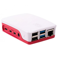 RaspberryPi Raspberry Pi 4 red and white housing  DAR00182