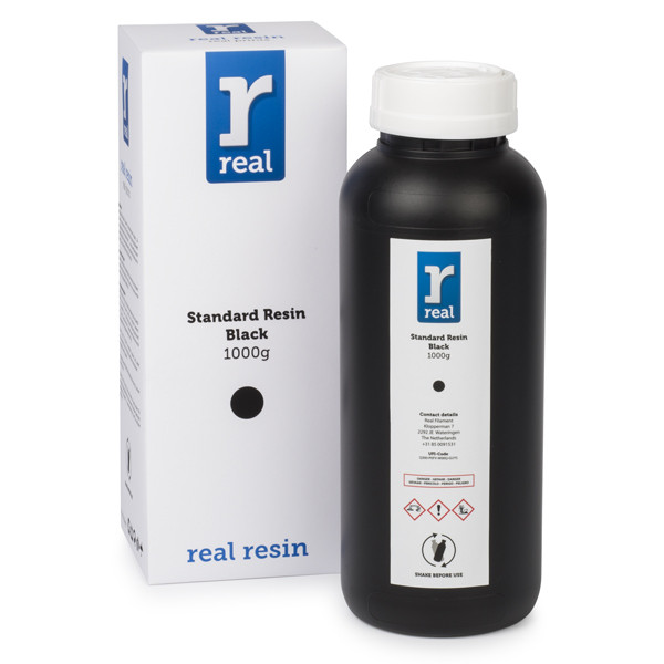 Real black standard resin, 1kg RLRSTB10 DAR00916 - 1